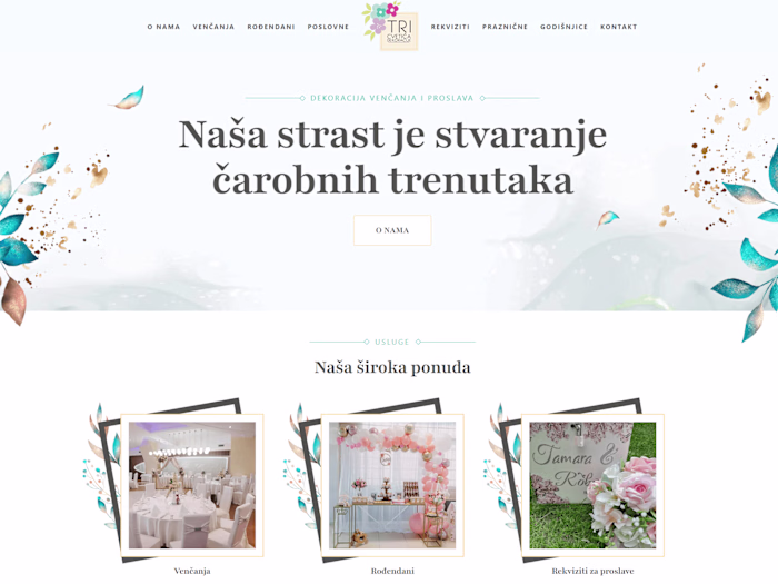 Tri Cvetica - Flower and Decoration buissnes