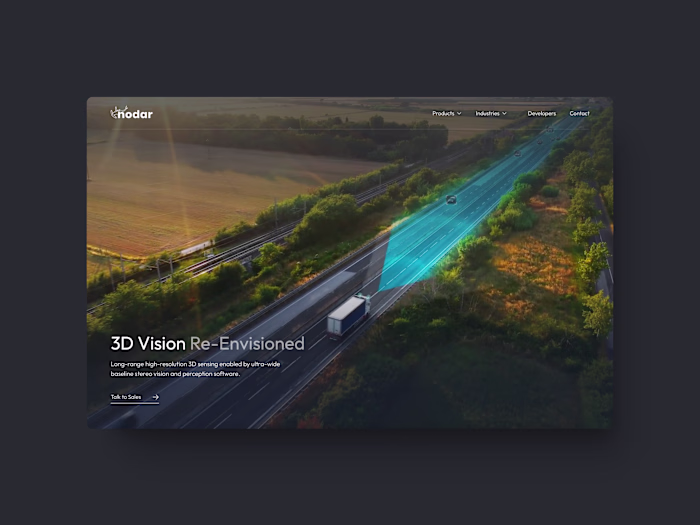 NODAR Website Redesign: Clarity for 3D Vision Tech