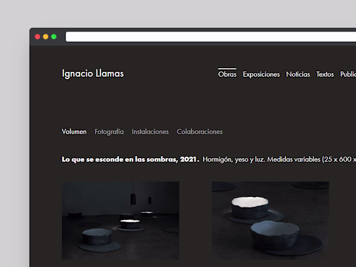 Ignacio Llamas — Official Site