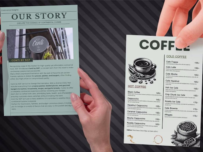 Conti by SGF Menu Design