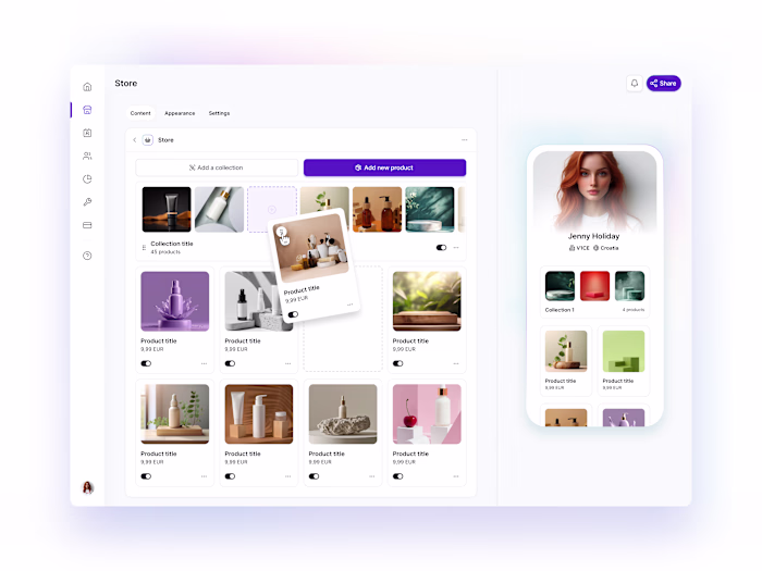 Store widget by V1CE