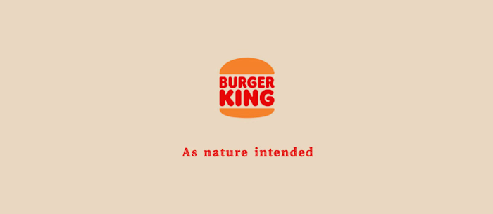 Ad campaign for BURGER KING