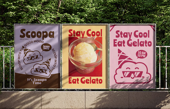Scoopa Gelateria - Brand Identity