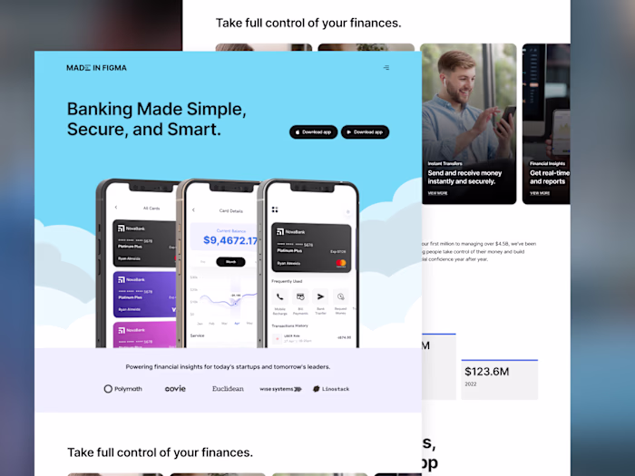AppX Mobile App Landing Page Design