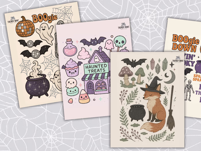 Creating trending spooky season templates by using my "secre...