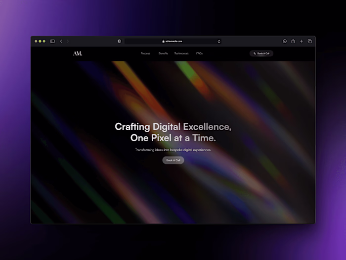 Adiav Media Portfolio Website