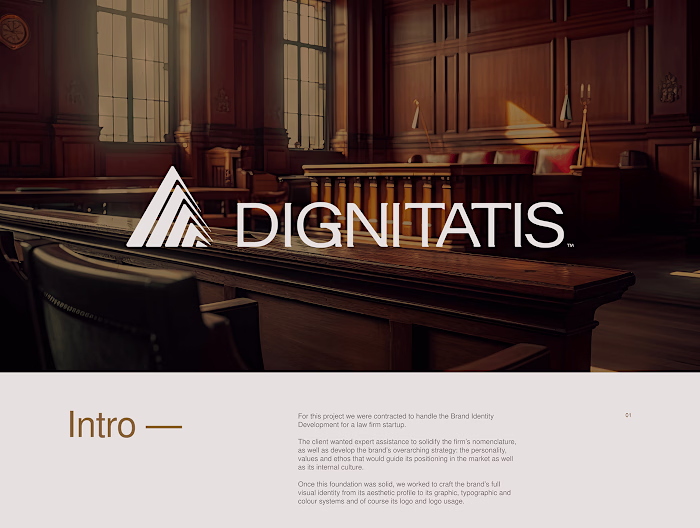 Dignitatis Brand Identity Project: Behance