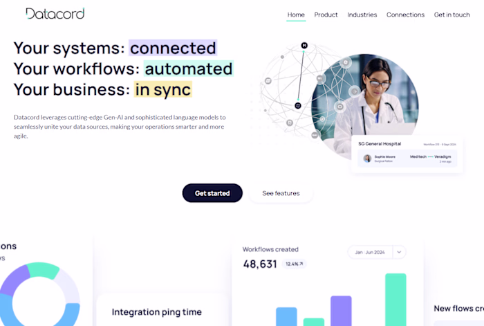Webflow Site for Gen‑AI Integration & Automation