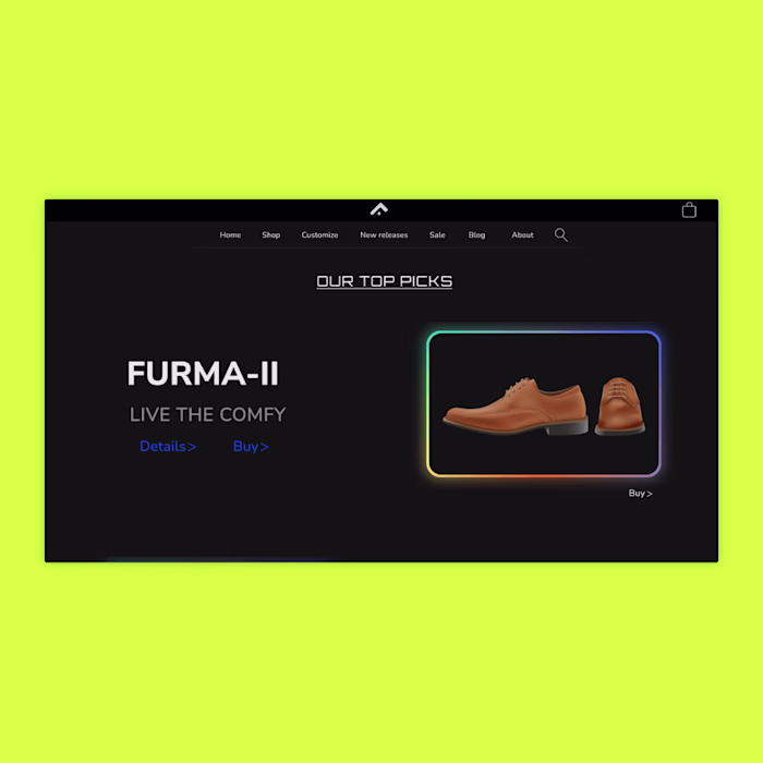 Web Design and Webflow Development | Shoe Website Design