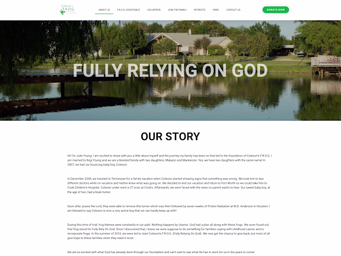 Coleson's F.R.O.G. Website