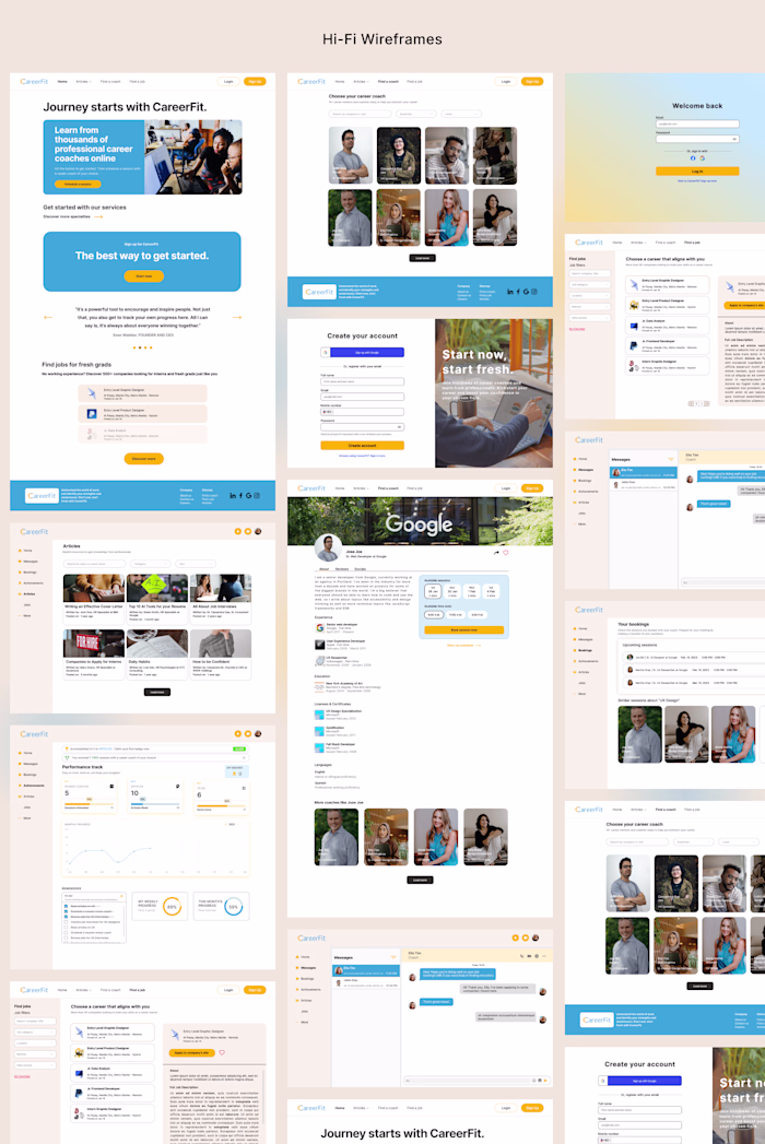 CareerFit on Behance