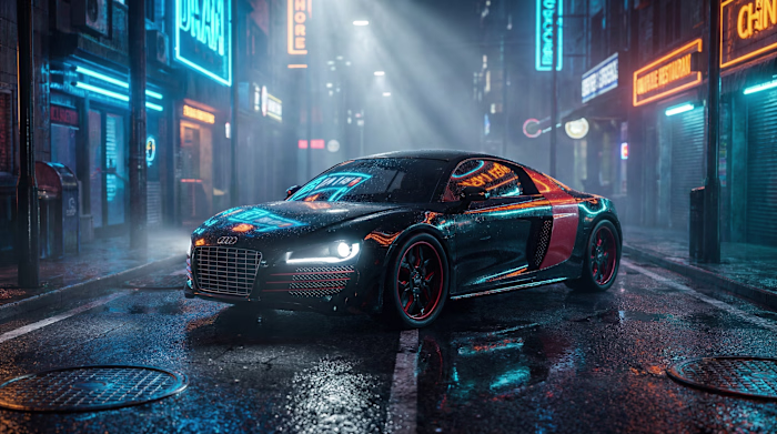 Neon Streets – Cyberpunk Automotive