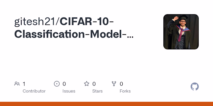 CIFAR-10 Image Classification Model Development