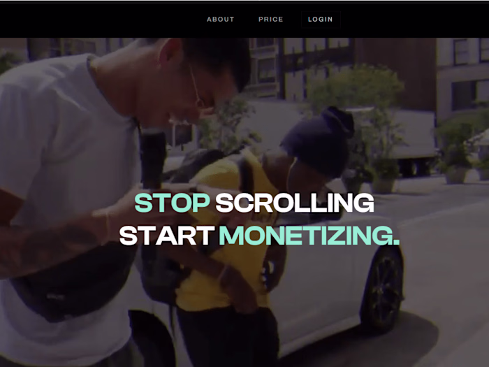 Web Design and Development for Sneako The CreativityKit website.