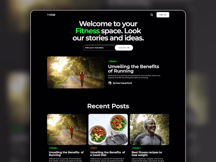 FitClub - Only blog