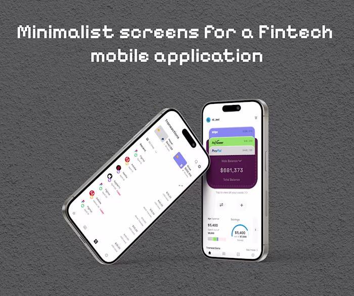 Fintech Mobile Application