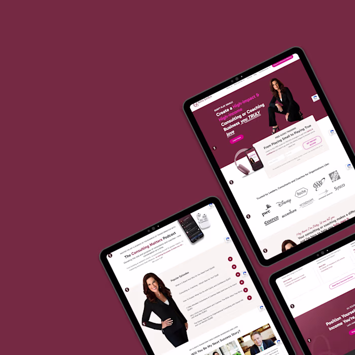 Kajabi coaching and course website