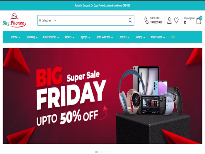 Skyphonez (Ecommerce Store)