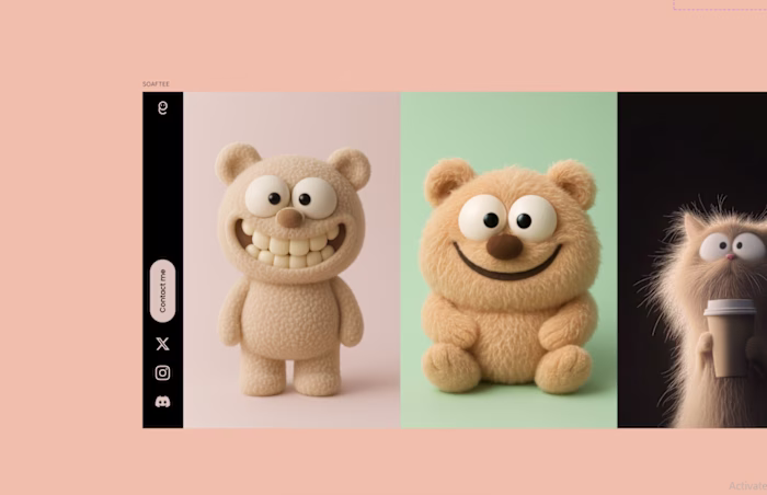 Horizontal scroll gallery