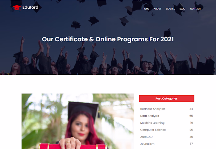 EduFord University Website