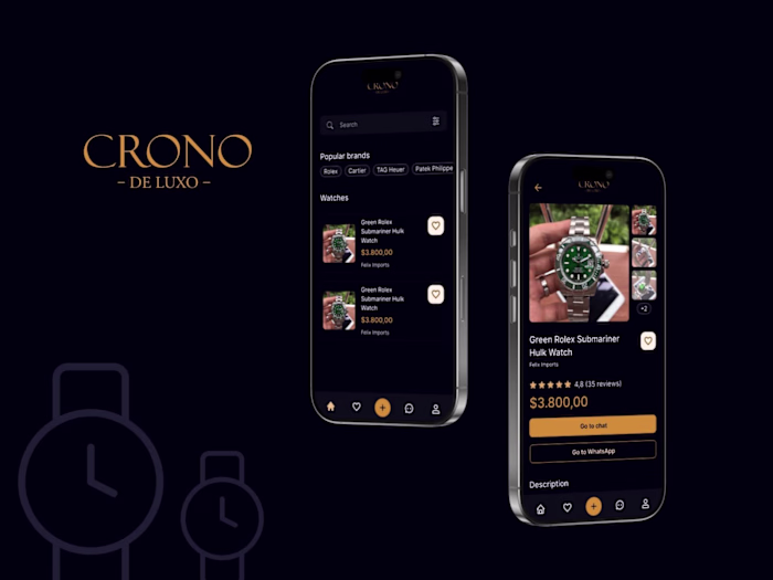 Crono de Luxo - withnocode