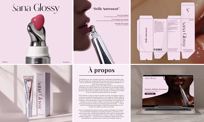 Discover Elevated Beauty: Luxe Branding by Sana Glossy