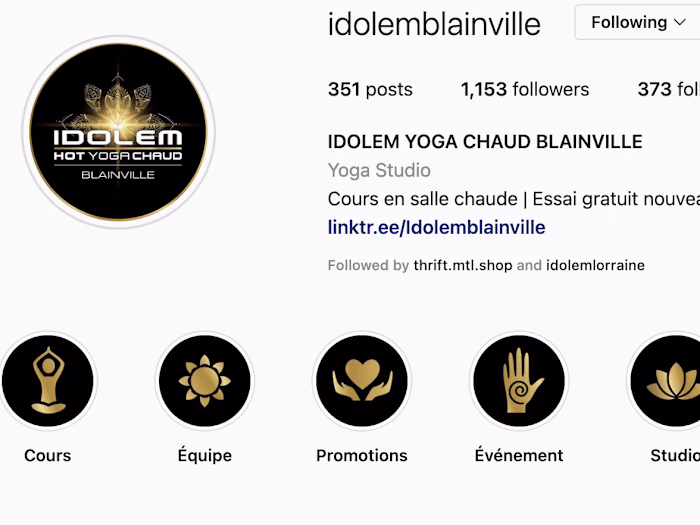 SOCIAL MEDIA MANAGER FOR LOCAL YOGA STUDIO