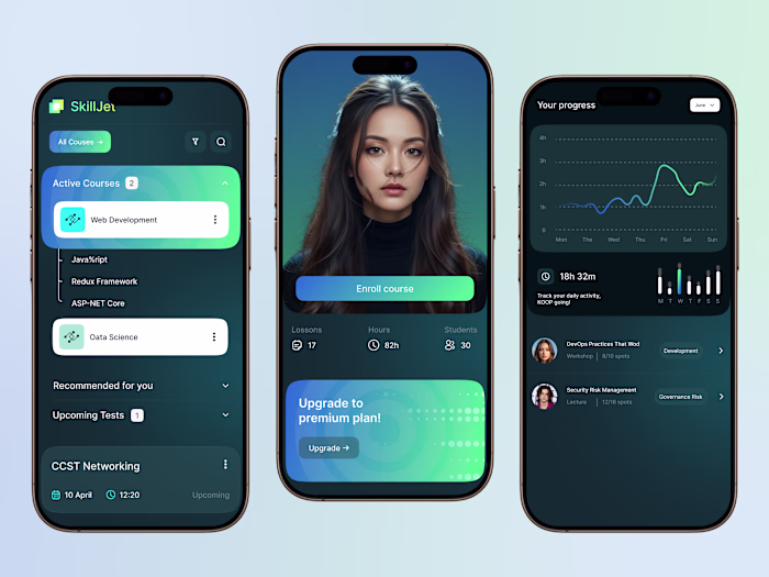 Hello, Everyone! 👋 "SkillJet is a sleek mobile app designed...