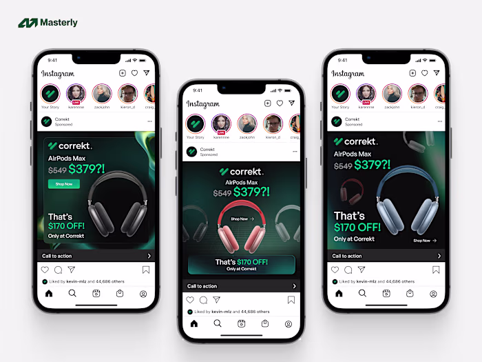 UX UI Website Redesign & Ad Creatives for Conversions