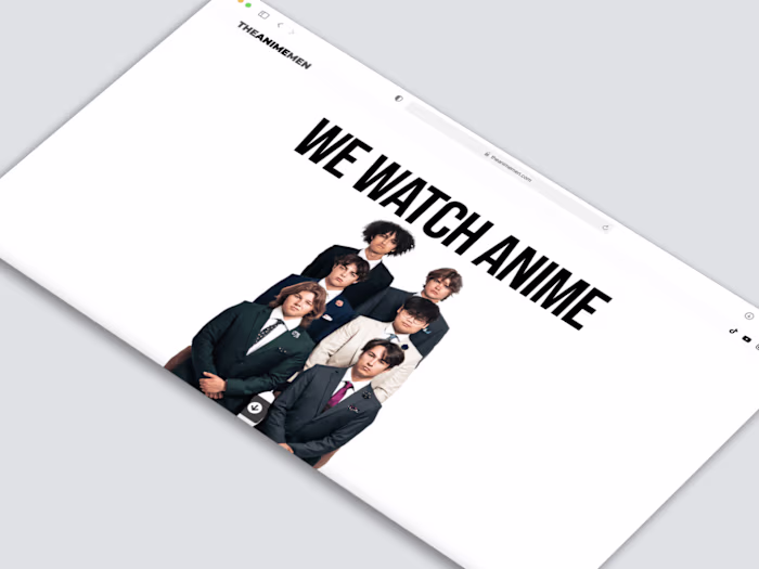 The Anime Men Website