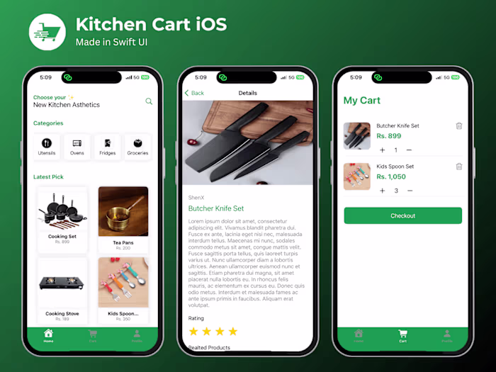 Kitchen Cart iOS