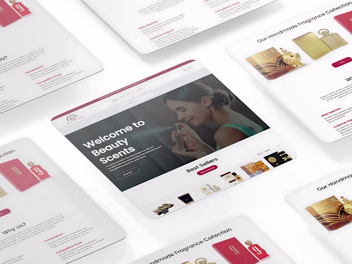 Beauty Scents | Cosmetics Website | Hostinger