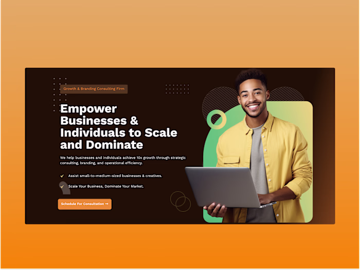 Custom WordPress Website for Branding & Growth Consultancy