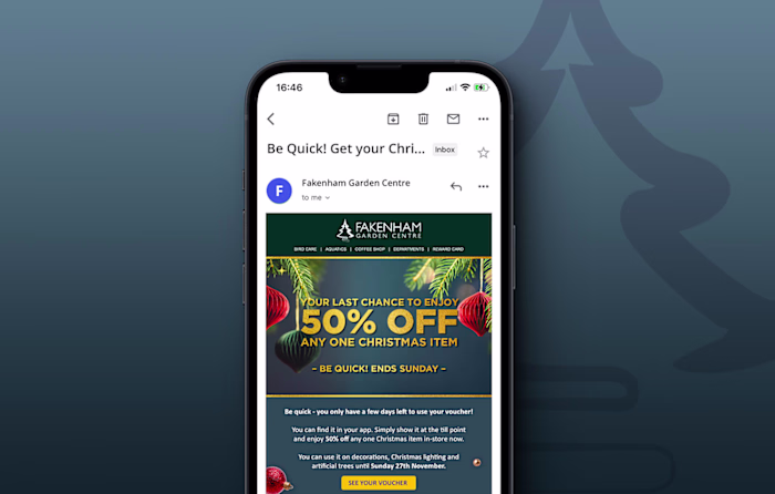 Email marketing success for a regional Garden Centre