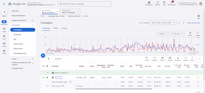 Google Search Ads Campaign Setup and Management