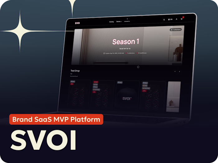 SVOI Limited-Edition MVP Platform Development 