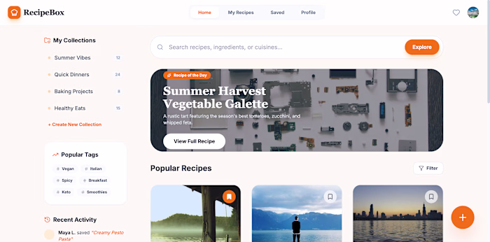 Fixing an AI-Generated Recipe Sharing App