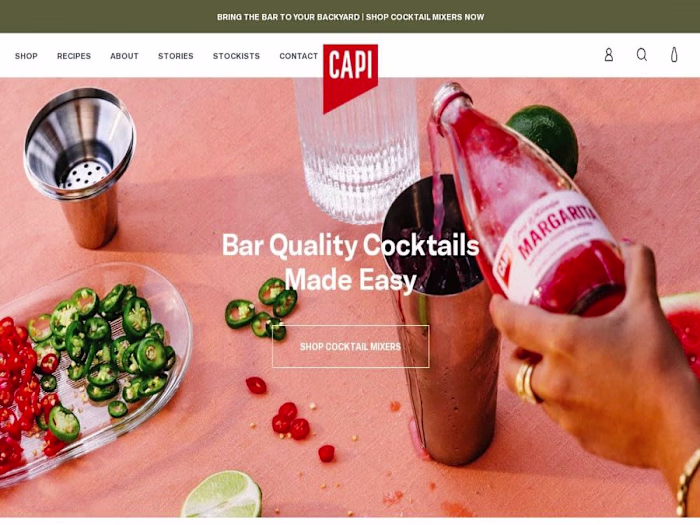 CAPI | Award-winning Australian sparkling mineral water