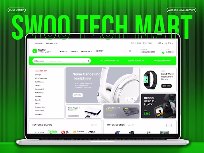 Design and Development of SWOO TECH MART's E-Commerce Platform