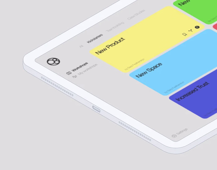 workshop app / UI