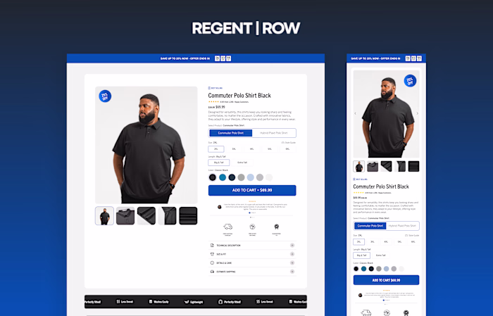 Regent Row Landing Page Conversion Optimization