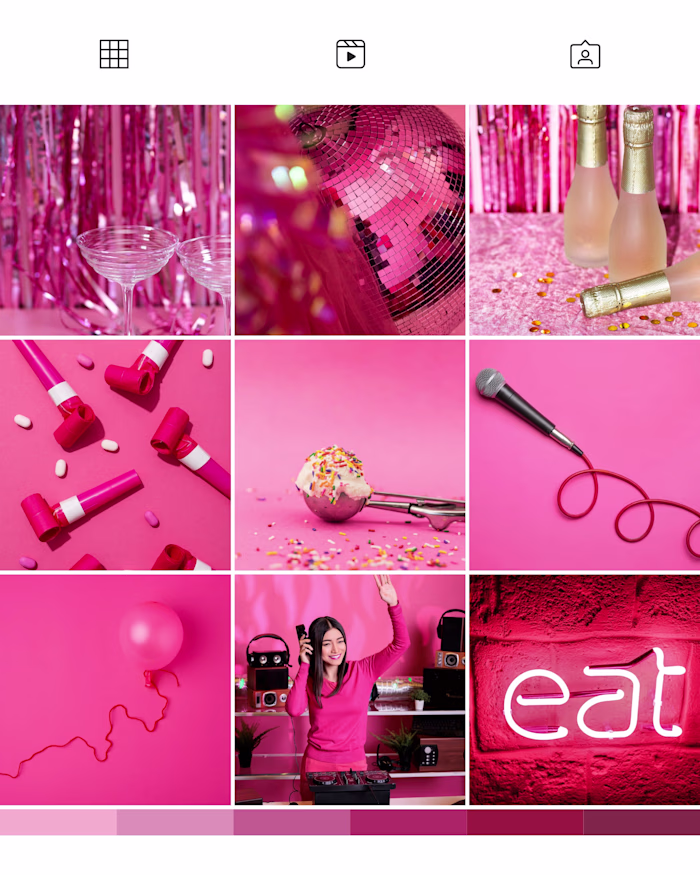 Branded & Cohesive Instagram Grid Aesthetics