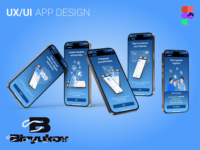 UX/UI Design for a Crypto Exchange & Digital Wallet App