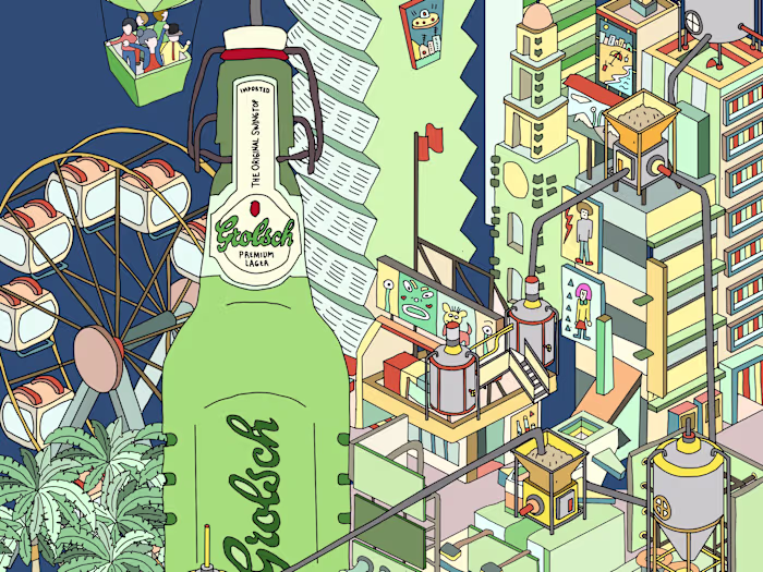 Advertisement for Grolsch Beer