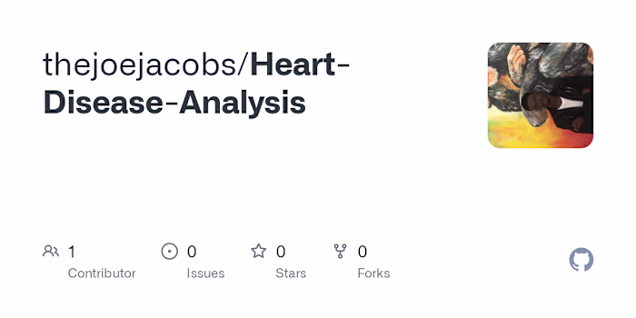 thejoejacobs/Heart-Disease-Analysis