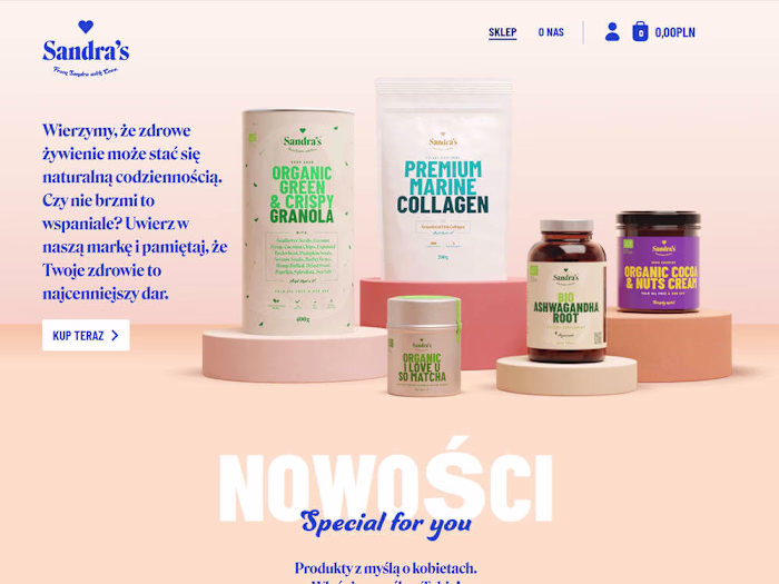 Sandras.fit -  Developed and made 100k in sales on 1st day!