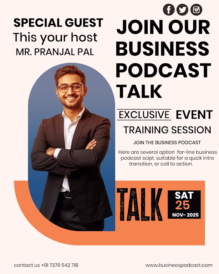 JOIN OUR BUSINESS PODCAST TALK