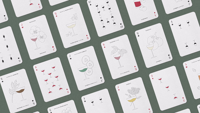 Craft Cocktail Playing Cards / Print Design