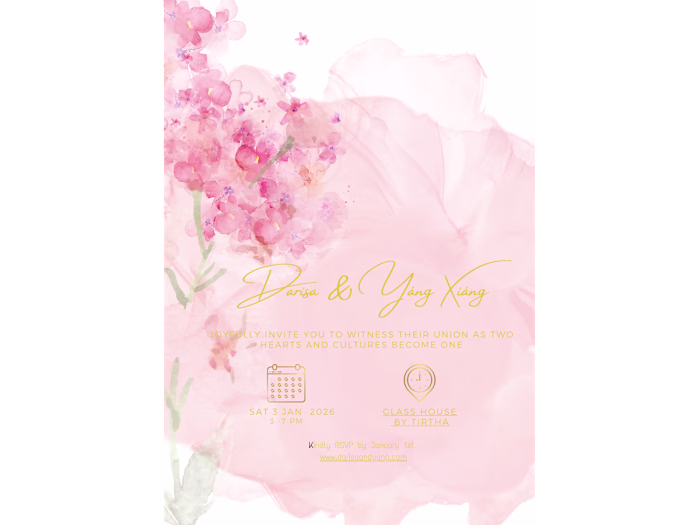 legant  Wedding Invitation Template – Modern & Editable