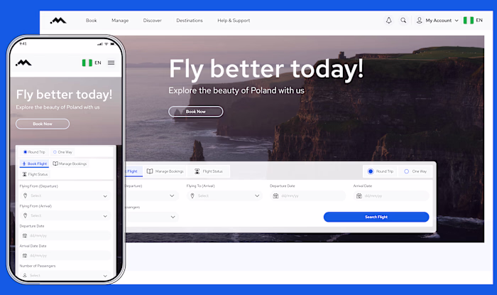 Website Landing Page Design